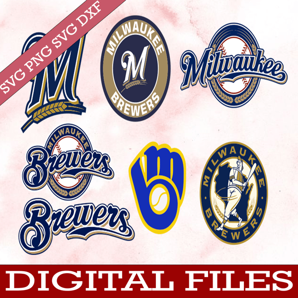 Milwaukee Brewers SVG, MLB Team SVG, Baseball Team SVG - Inspire