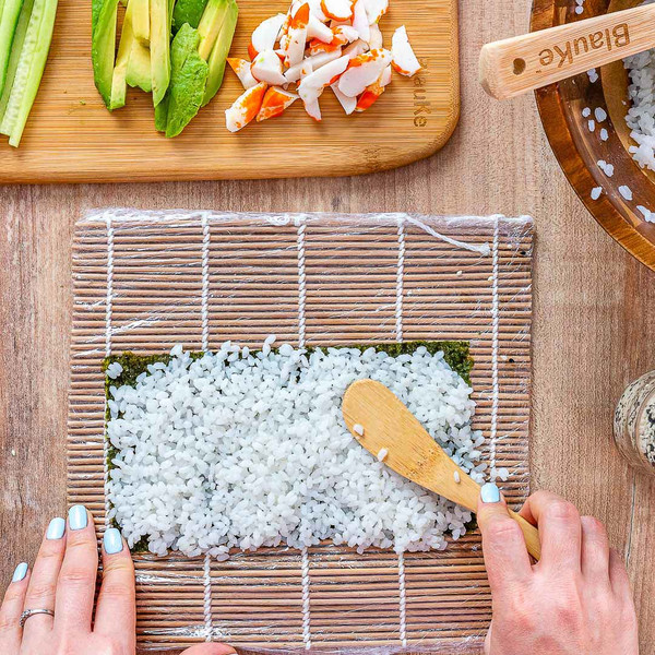 Bamboo Sushi Mat/Sushi Making Rolling Mat Natural Bamboo/Non-Stick Sushi Mat /Bamboo Rolling Mat