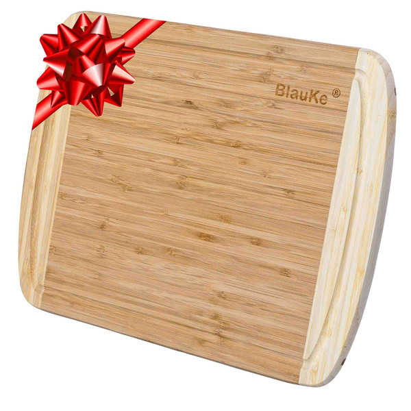 JumblWare Bamboo Wood Cutting Board, Large Cutting Board for Kitchen