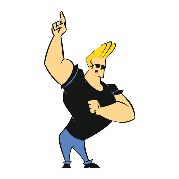 Johnny Bravo Vector PNG vector in SVG, PDF, AI, CDR format