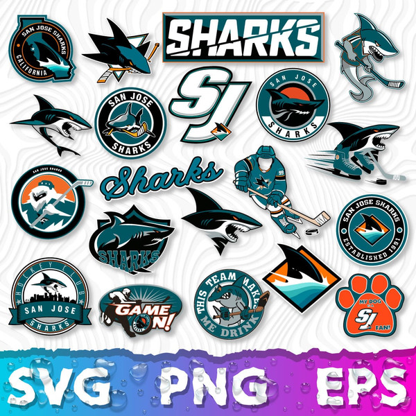 San Jose Sharks Stickers for Sale