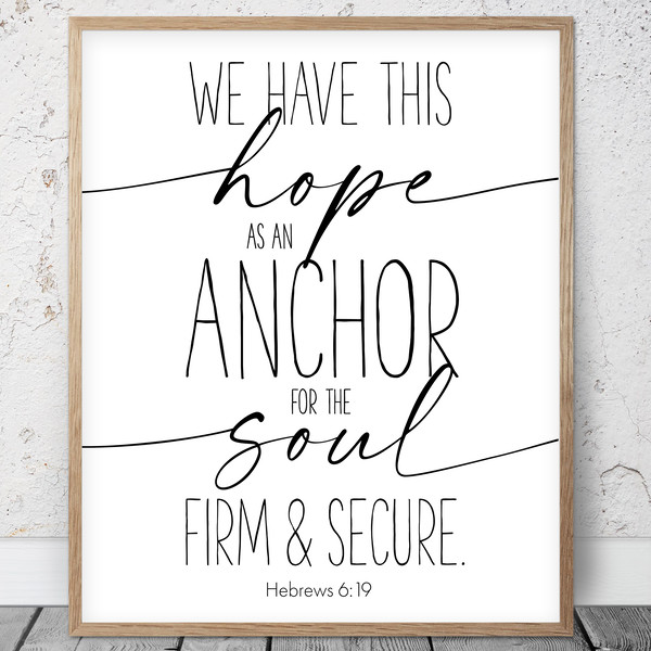 Hebrews 6:19 - The Hope Anchored Soul