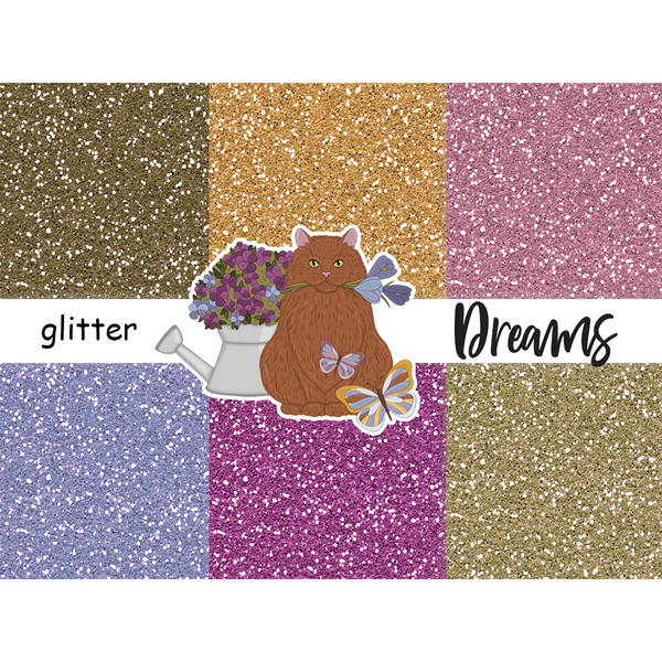 Brown and Purple Glitter Digital Paper,digital Paper, Contact