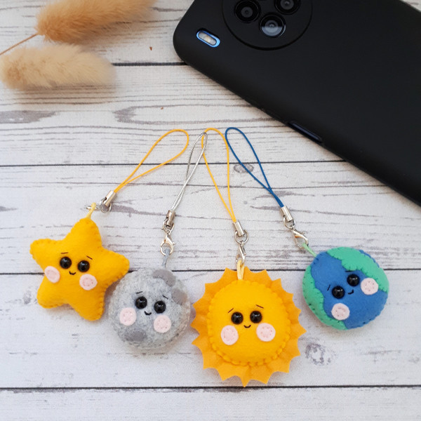 Kawaii pear, olive, bean, pickle, nuggets phone charm, plush - Inspire  Uplift