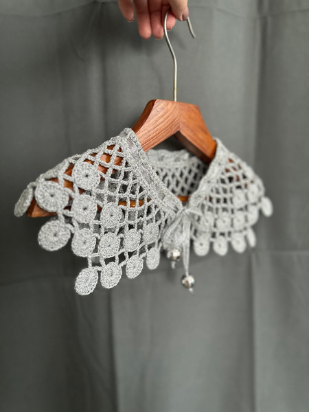 Crochet pattern lace collar tutorial - Inspire Uplift