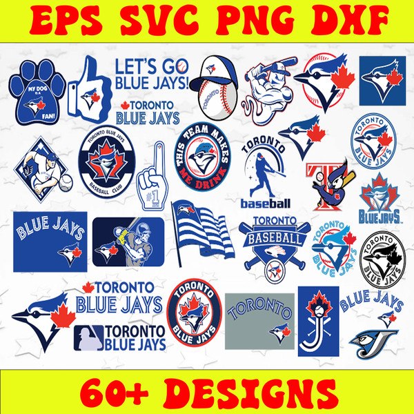 Toronto Blue Jays Team Bundle SVG Digital File