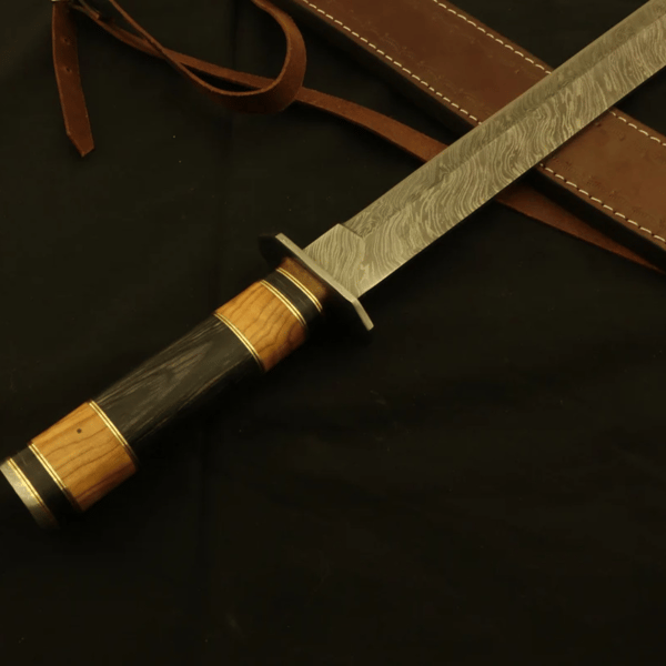 Pakka Wood Sword Machete Bowie3.jpg