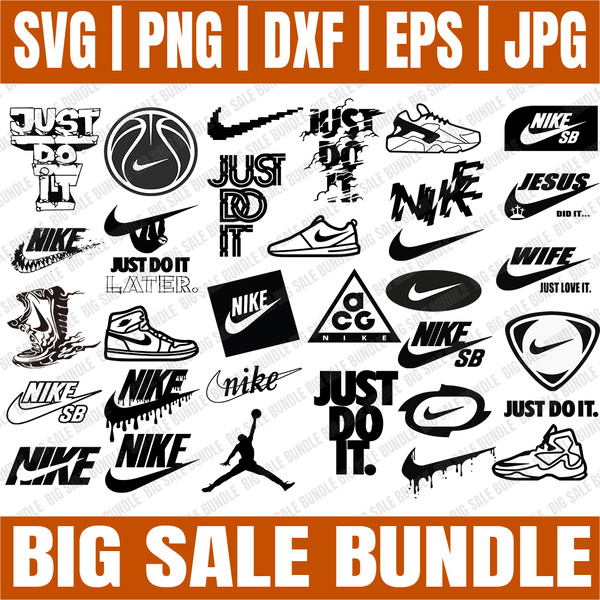 Nike Svg, Nike Logo Svg, Nike Bundle Svg, Nike Vector, Nike - Inspire Uplift