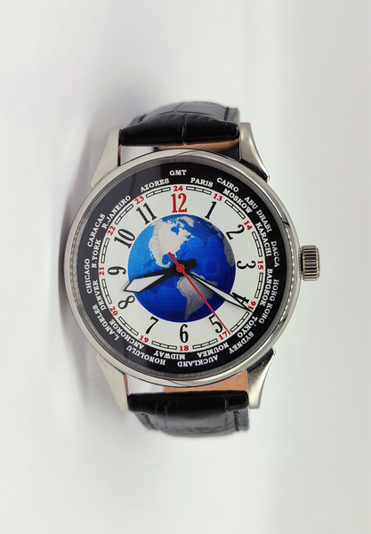 mechanical-watch-Cosmopolite-of-the-Earth-Raketa-movement-Stainless-Steel-marriage-4