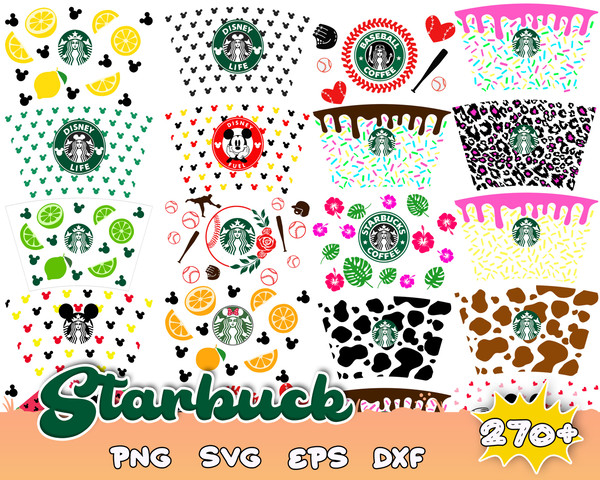 270 Starbucks Wrap Luxury svg bundle,Starbucks Wrap svg, Starbucks bundle, Starbucks Svg files for Cricut & Silhouette.jpg