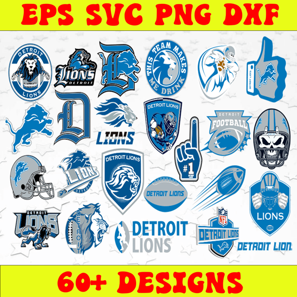 Bundle 24 Files Detroit Lions Football team Svg, Detroit Lions Svg, NFL  Teams svg, NFL Svg, Png, Dxf, Eps
