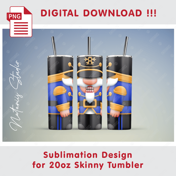 Firefighter 20 oz Skinny Tumbler Sublimation Design Digital - Inspire Uplift