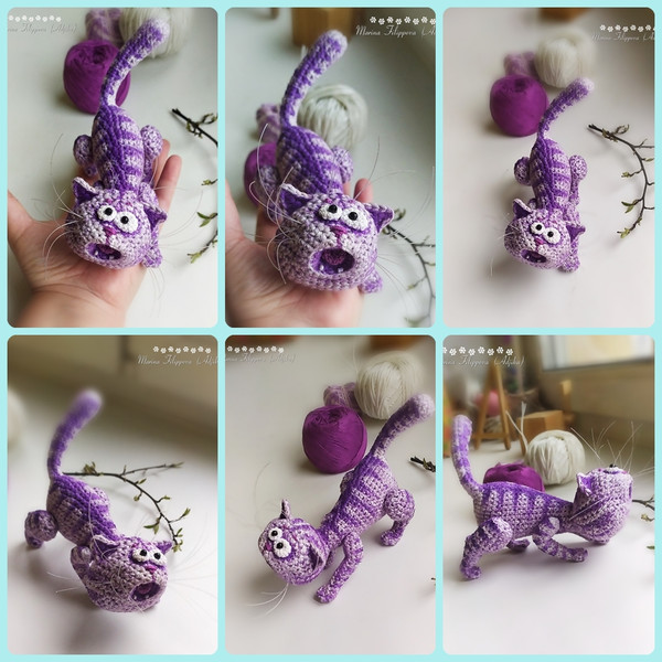 Tomcat crochet pattern, cat crochet pattern, amigurumi cat, funny crochet toy, crochet kitten, crochet cat, toy cat DIY 8.jpg