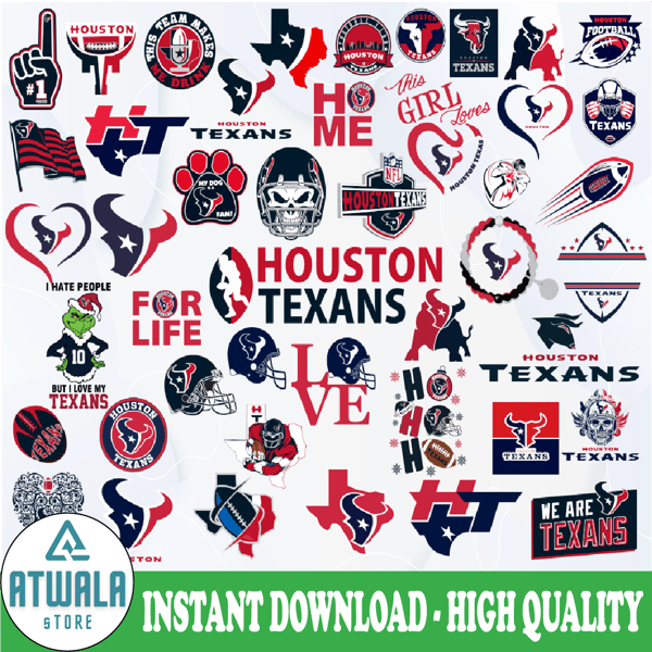 Houston Texans Svg Bundle Houston Texans svg, NFL teams svg - Inspire Uplift