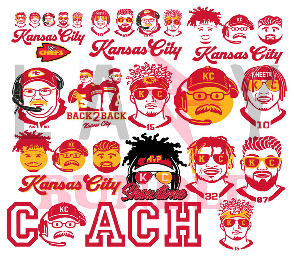 KC Wolf Chiefs SVG, Logo Kansas City SVG