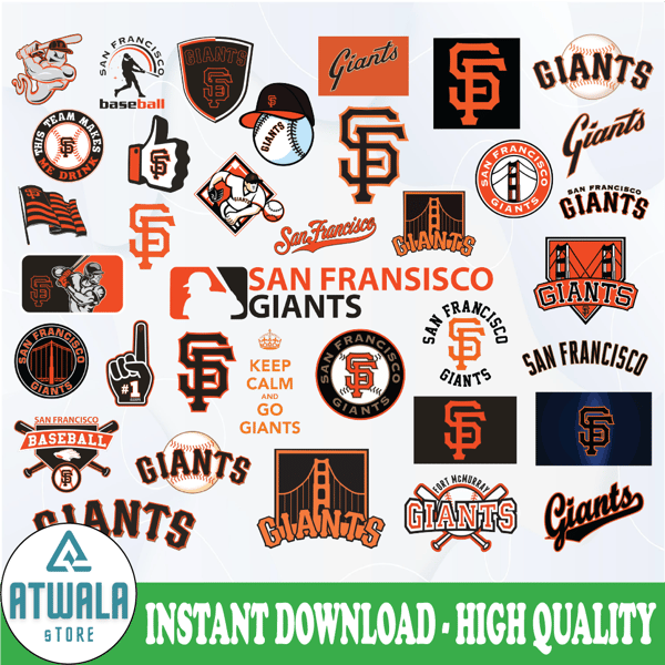 San Francisco Giants, San Francisco Giants svg, MLB svg, Cli - Inspire  Uplift