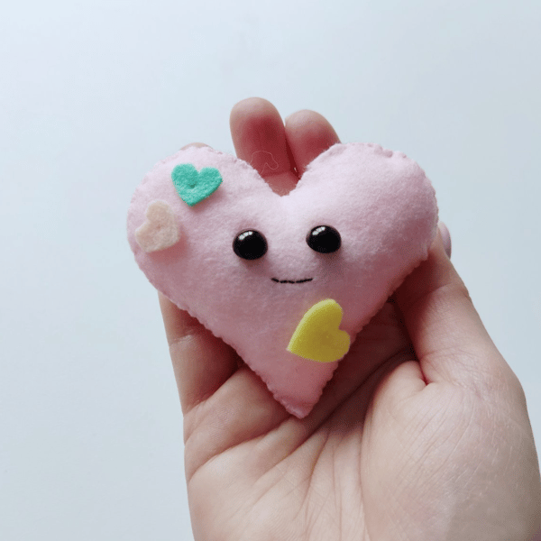 Heart Plushie Sewing Project for Kids - Gluesticks Blog