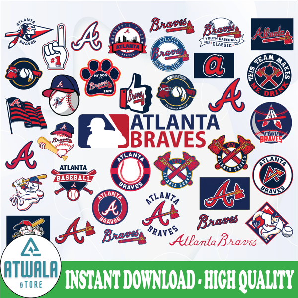 ATL Braves Baseball SVG, Atlanta Braves SVG, Baseball SVG