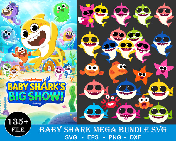 138 Baby shark svg, Baby shark cricut svg, Baby shark clipart, Baby shark svg for cricut, Baby shark svg png, Baby shark .jpg