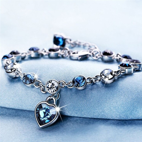 Ocean Heart Peach Heart Bracelet2.jpg