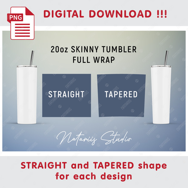 30oz Tumbler Template Full Wrap Sublimation Cut File