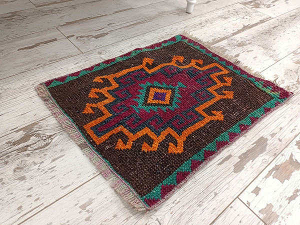 Small Rug, Turkish Rug, Vintage Rug, Decorative Rug, Bath Mat Rug, Door Mat Rug, Boho Rug09.jpg