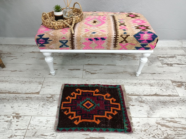 Small Rug, Turkish Rug, Vintage Rug, Decorative Rug, Bath Mat Rug, Door Mat Rug, Boho Rug01.jpg