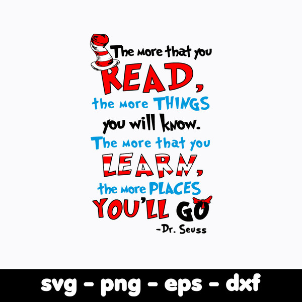 Dr Seuss Svg Bundle, Funny Dr Seuss Quote Svg, Dr Seuss Svg, Thing Svg, Cute Cat Svg, Teacher Svg, Svg File For Cricut DR169.jpg