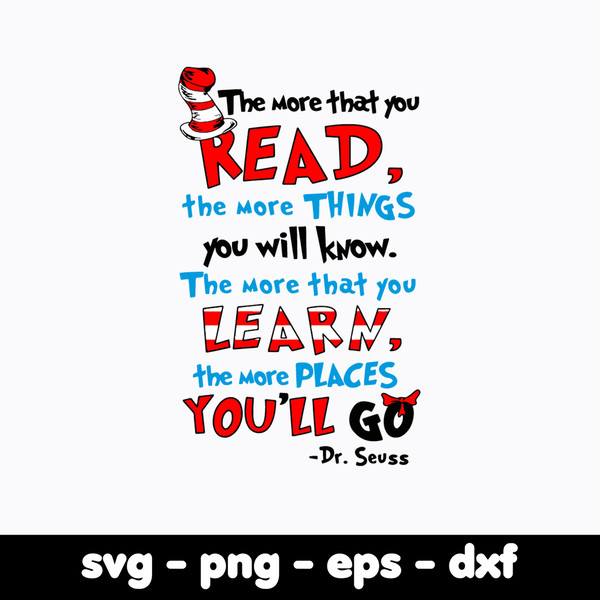 Dr Seuss Svg Bundle, Funny Dr Seuss Quote Svg, Dr Seuss Svg, Thing Svg, Cute Cat Svg, Teacher Svg, Svg File For Cricut DR235.jpg