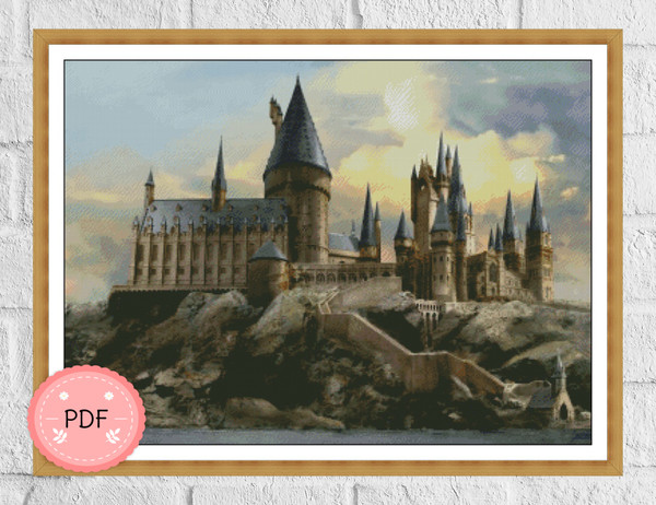 Harry Potter Magic Castle - Cross stitch pattern – Cross Stitching