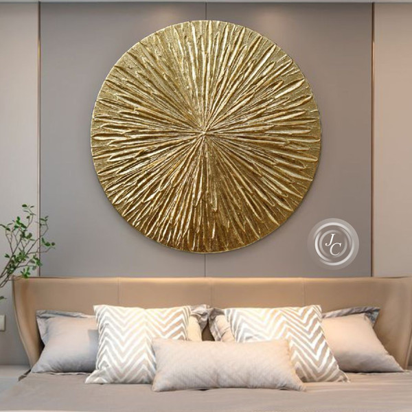 Round-gold-bedroom-decor-above-bed-wall-art.jpg