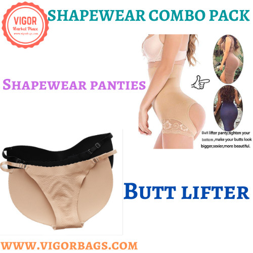 4 Packs Tummy Control Panties For Women Seamless Butt Lifter