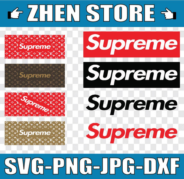 Shop online Supreme Louis Vuitton Pattern SVG file at a flat rate