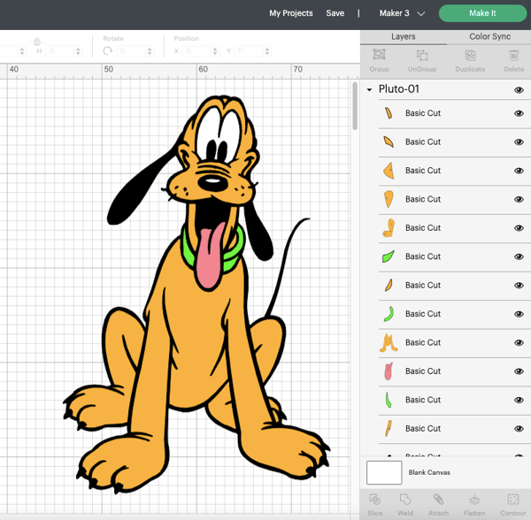 Pluto SVG, Disney Pluto SVG, Mickey Mouse's dog SVG, Pluto the Pup SVG, Cartoon character SVG, Kids' room decor SVG, SVG for Cricut, DIY Pluto craft SVG, Cartoo