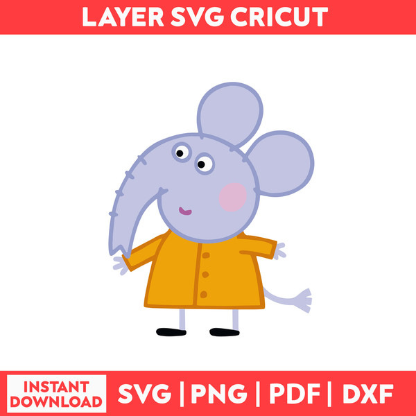 View full size Grandma Pig Png Svg Free - Peppa Pig Png Clipart and  download transparent clipart for free! Like it an…