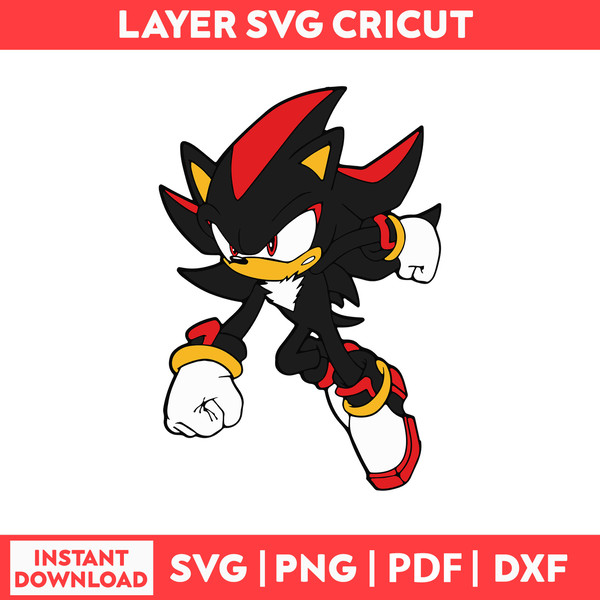 Sonic shadow clip art png