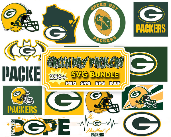 Green Bay Packers svg, Packers svg Bundle, Packers svg, Clipart for Cricut, Football SVG, Football , Digital download.jpg