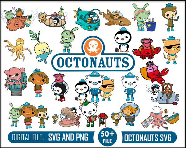 Octonauts, Octonauts SVG, Octonauts Clipart Octonauts cut file, Octonauts Birthday.jpg