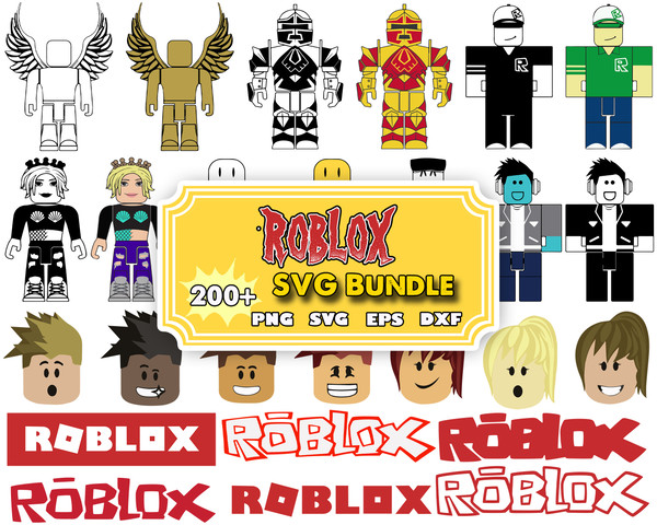 200 Gaming Svg Bundle, Game Svg, Game png, Roblox svg bundle