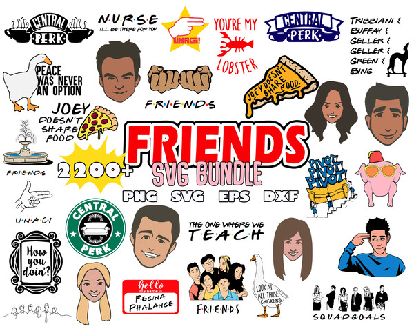 2200 Friends Svg Bundle, Friends Png, Friendship Svg, Cricut, Bestseller.jpg
