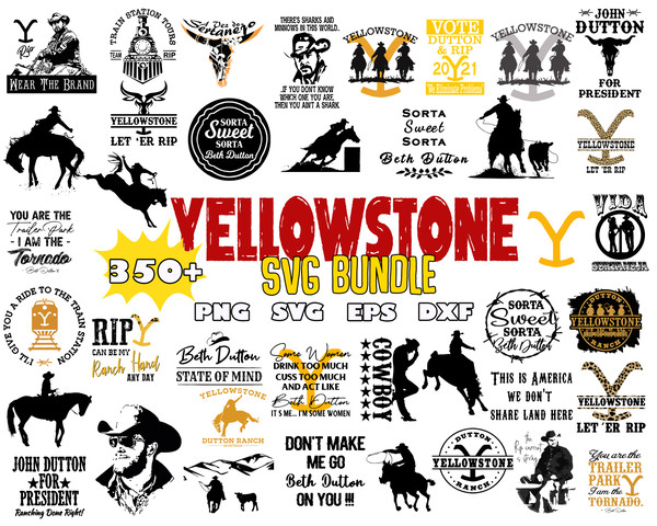 350 Yellowstone svg bundle, yellowstone png, yellowstone svg files for cricut, yellowstone svg, yellowstone svg rip files, Dutton Ranch Svg.jpg