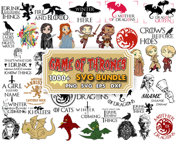 Game Of Thrones Svg Png Pdf Vector, Game Of Thrones Cut File, Game Of Thrones Cricut File, Movie Svg Png Pdg Vector.jpg