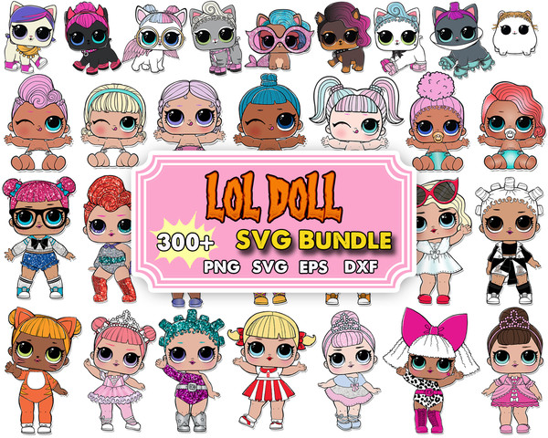 Mega Baby dolls Bundle svg,  files Baby dolls svg eps png.jpg