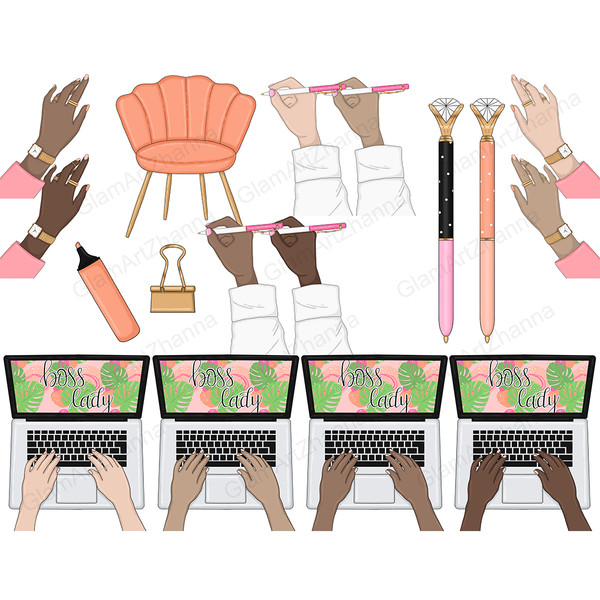 Fashion Illustration Bag Clipart Boss Lady Clipart Fashion 