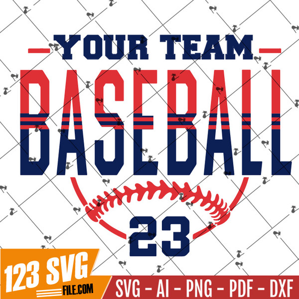 Baseball Team Shirt SVG, Baseball SVG