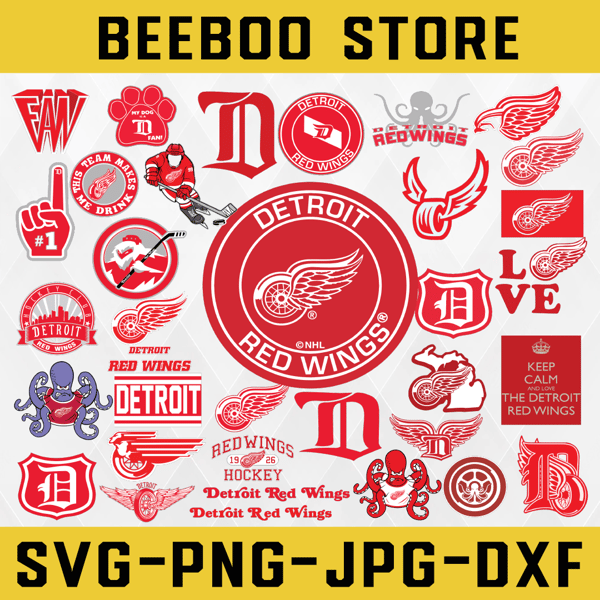 detroit red wings d logo