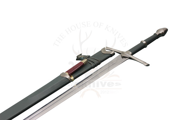 LOTR New Aragorn Strider Ranger Sword With Knife Cosplay fully Functional Gift, Ranger Sword, Replica Sword, Sword Gift 3.png