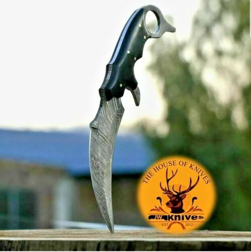 Custom Karambit, Handmade Karambit, Full Tang Hand Forged Damascus Steel Karambit Knife, Karambit Knive, Karambit Knife 2.jpg