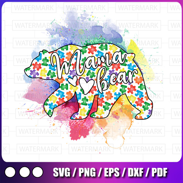 Free Mama Bear SVG, PNG, DXF Cut File - Creative Vector Studio