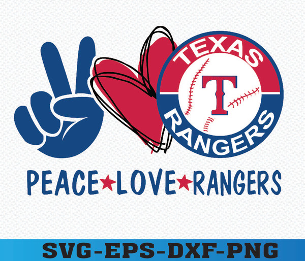 Texas Rangers Team Svg, Dxf, Eps, Png, Clipart, Silhouette and Cutfile